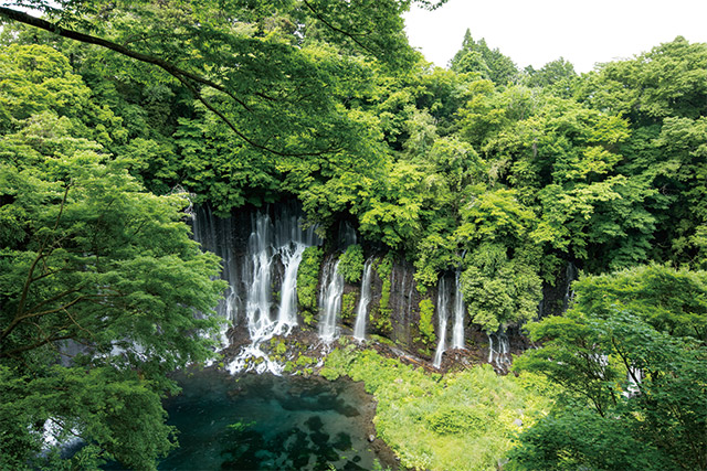 白糸の滝、音止の滝、おびん水